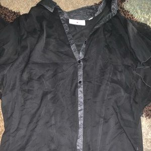 Black chiffon Shirt